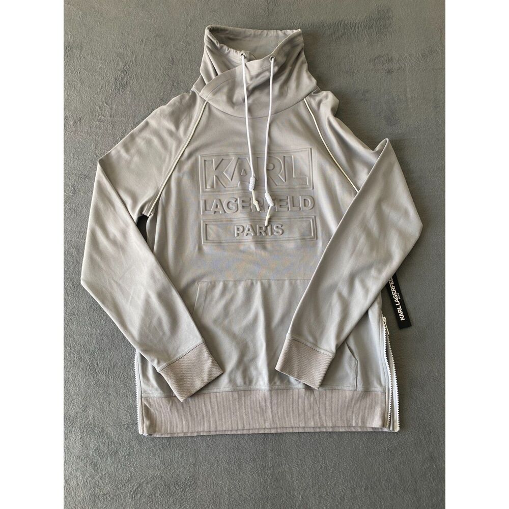 KARL LAGERFELD Men's Logo Sweatshirt Pullover New Size Medium